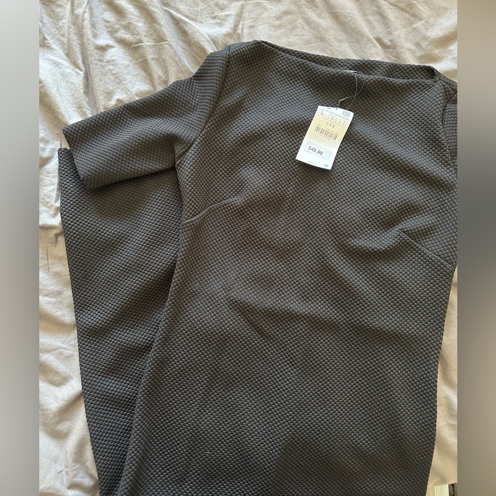 Zara maxi black dress